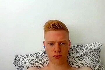 #104,1 [bw] -- Redhead Boy Jerking
