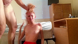 19 Yr Old Spinner ROUGH SLAPPING CHOKING FACE FUCK