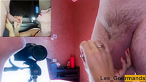 4k - Milf With Red Lipstick Gives Delicious Blowjob And Takes Huge Facial In Double View