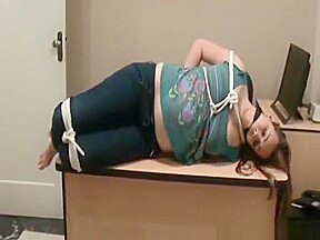 Alessandra Tied at Office