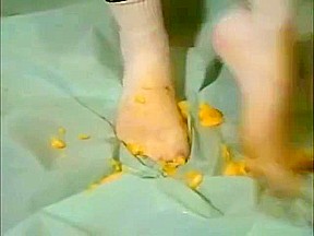 Alexa Banana Crushing in dirty socks
