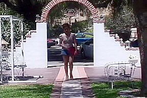 Aliyah Likit Sucks It On The Front Porch