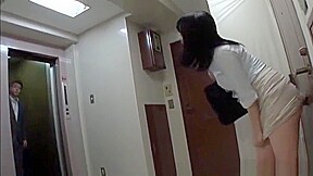 Alluring Asian honey Saitou Miyu in blowjob scene indoors