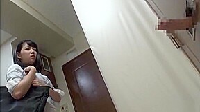 Alluring Asian honey Saitou Miyu in blowjob scene indoors