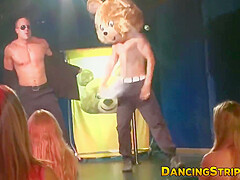 Amateur Babes Suck Stripper Dicks After Watching Them Dance