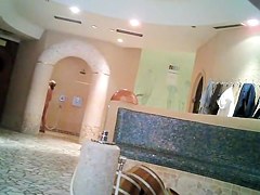Amateur fem gets her chubby body in shower