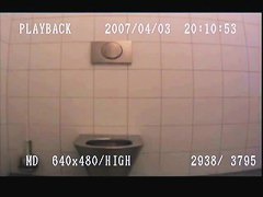 Amateur mature blonde hidden piss cam