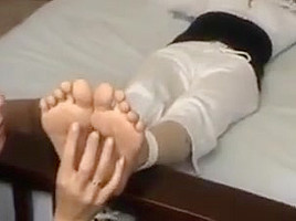 Amazing Japanese girl in Incredible Blonde, Foot Fetish JAV movie