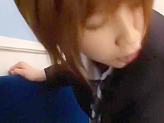 Amazing Japanese slut Saki Okuda in Fabulous Blowjob, Amateur JAV clip