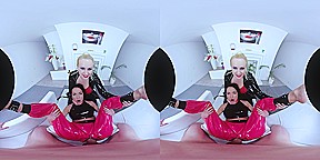 Angel Wicky & Francys Belle in Latex Angel With a Slave - CzechVRFetish
