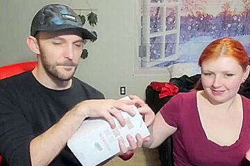 Animour Sex Machine Thrusting Dildo Unboxing And Masturbation With Sophia And Jasper With Sin Spice