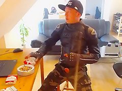 Another Dainese Biker Leather Jacket Smoke and Wank