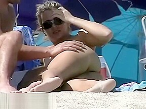 Appealing chicks caught on a hidden nudist beach