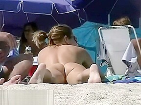 Appealing chicks caught on a hidden nudist beach