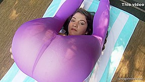 Arielle Lane - Sexy Exercising Sheer Yoga Pants Pt  Ii