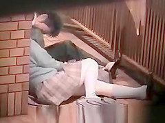 Asian couple outdoor sex