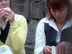 Asian cuties panties seen