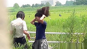 Asians piss off footpath