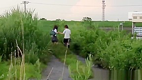 Asians piss off footpath