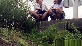 Asians piss off footpath