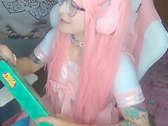 Asmr Gummiworm Insert Xxl Egirl Cute Girl