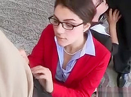 Assistants Blow Their Well Endowed Bosses