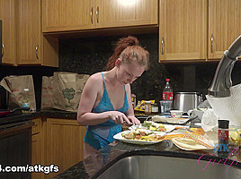 Athena Rayne Cooks Then Makes You Cum (Pov Style) - ATKGirlfriends