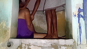 Aunty Was Washing Her Clothes In The Bathroom For Bath I Stroked Her Gently And Had Sex With Her