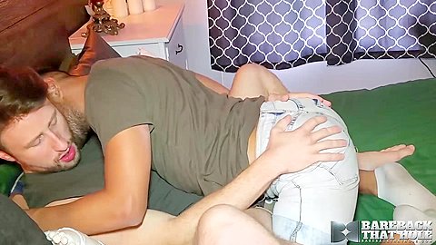 BAREBACKTHATHOLE Alex Montenegro Takes Drew Dixon Big Cock