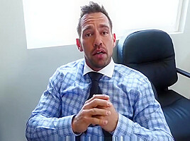 BFFS - Horny Interns Share Cock With Their Boss's