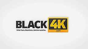 BLACK4K Only powerful BBC can make lovely blonde-haired chick happy