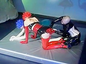 Bald Latex Fisting