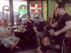 Bare tits teen 18+ walked in Budapest market