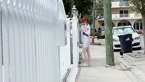 Barely Legal Ginger teen 18+ Bounces On a Huge Cock FULL - http://badbab club