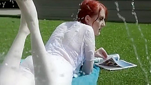 Barely Legal Ginger teen 18+ Bounces On a Huge Cock FULL - http://badbab club