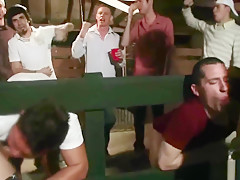 Barnyard Frat Hazing Sucking and Fucking Rituals