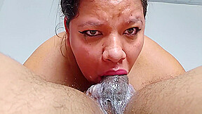 Bbw Prepares To Give Me A Deep Throat Blowjob In A Rich 69 - Enjoy One