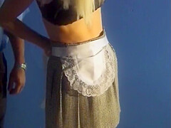 Beautiful French Lady With Blonde Hair Enjoy Eating Cum After A Hard - Lady Blonde