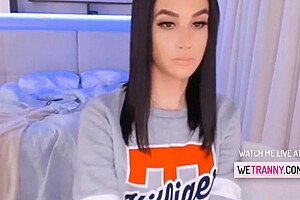 Beautiful Trans teen 18+ Solo Masturbation