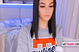 Beautiful Trans teen 18+ Solo Masturbation