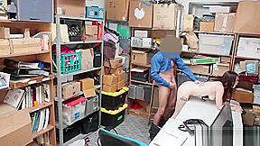 Beautiful teen 18+ Thief Will Never Swipe Again