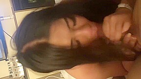 Big Booty Asian Baby Momma Sucking And Riding Dick In Miami