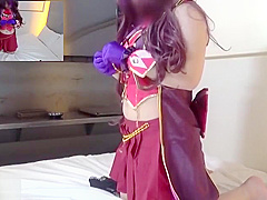 Big Butt, Big Tits, Asian, Fetish, Cosplay, Female Orgasm Video