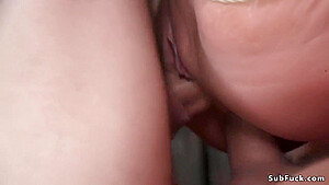 Big Tits Blonde Dp Fucked In Suspension