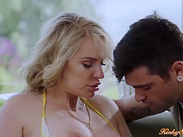 Big Tits Stepmom Deepthroating Stepson