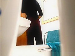 Big ass woman spied by two