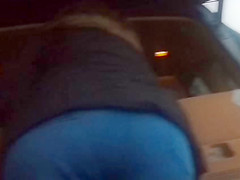 Big candid bbw mature ass in tight jeans