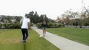 Big natural teen 18+ tits getting fucked and cummed on