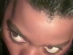 Black Slut Spreads Her Legs Wide And Gets Her Wet Pussy Licked