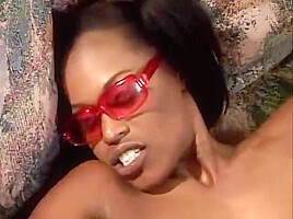 Black Slut With Tattooed Ass Cheeks Gets Her Pussy Pounded